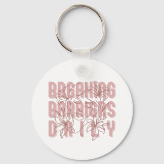 Breaking Barriers Daily Women Empowerment Girl Pow Keychain
