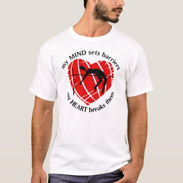 BREAKING BARRIERS HIGH JUMPER T-SHIRT (Front)