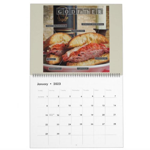 Breaking Bread Elements of a Sandwich Calendar