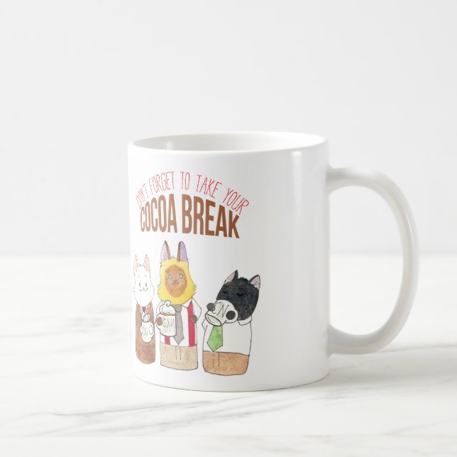 Breaking Cat News Cocoa Break Mug (Right)