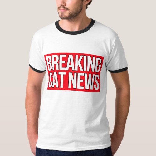 Breaking Cat News tee shirt