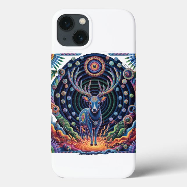 Breaking Chains  | Indigenous Art | Aztec Deer Case-Mate iPhone Case (Back)
