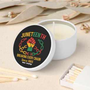 Breaking Every Chain Since 1865 – Juneteenth Freed Mini Candle Favors
