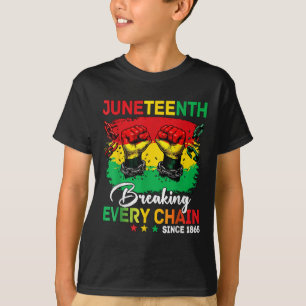 Breaking Every Chain Since 1865 Women Men Juneteen T-Shirt