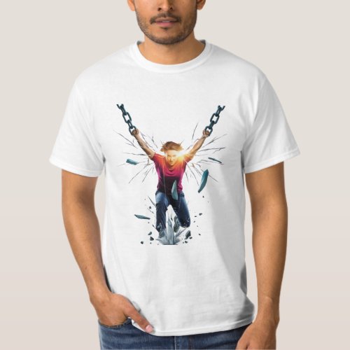 Breaking Free Empowerment and Triumph T_Shirt