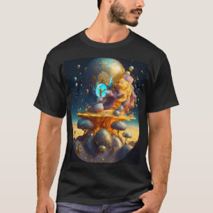 Breaking Free: Rocket Launch Gravity T-Shirt Desi