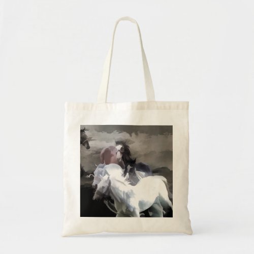 Breaking Free   _  Wild Horses Tote Bag