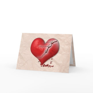 Breaking Heart Holiday Card