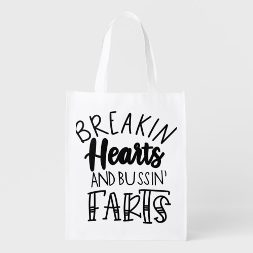Breaking hearts 1st valentines 254 grocery bag