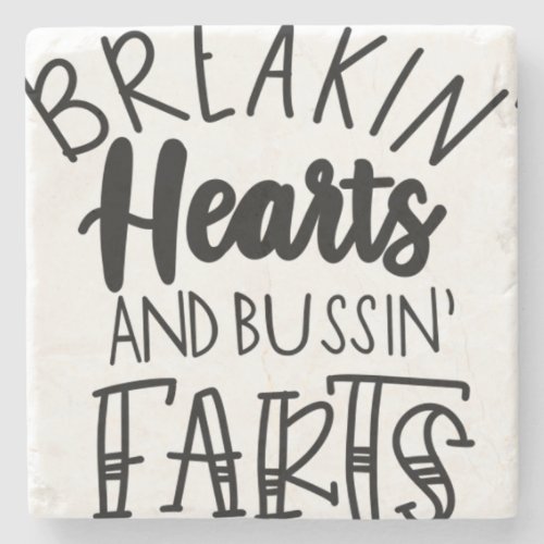 Breaking hearts 1st valentines 254 stone coaster