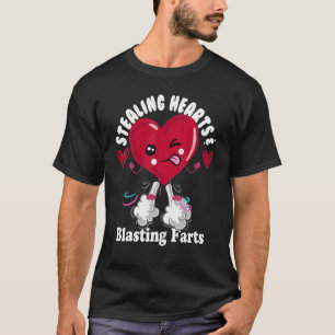 Breaking Hearts and Blasting Farts VALENTINES DAY T-Shirt