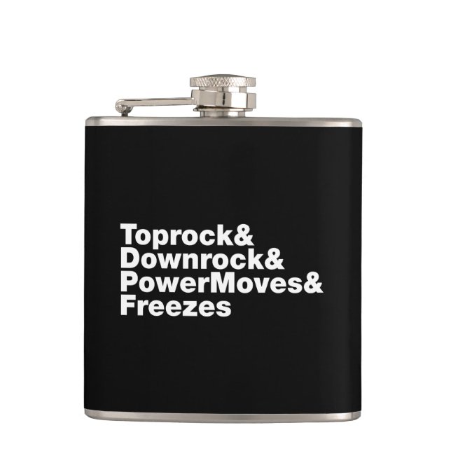 Breaking Moves (Breakdancing) Flask (Front)