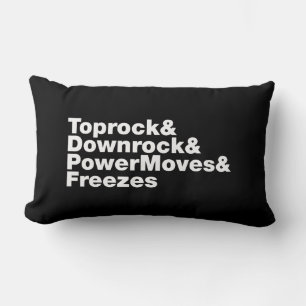 Breaking Moves (Breakdancing) Lumbar Pillow