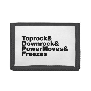 Breaking Moves (Breakdancing) Tri-fold Wallet