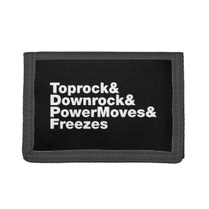 Breaking Moves (Breakdancing) Tri-fold Wallet