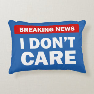 Breaking News Accent Pillow