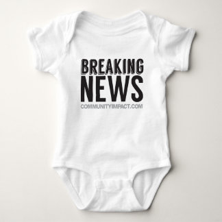 Breaking News - birth announcement / gift Baby Bodysuit