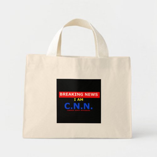 Breaking News I am Curious Nosey Neighbor UK Mini Tote Bag