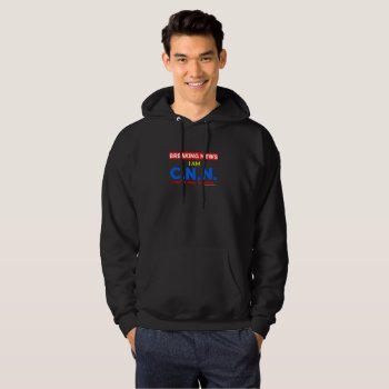 Breaking News: I Am Curious Nosy Neighbor (c.n.n.) Hoodie by CreativeMastermind at Zazzle