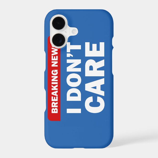 Breaking News iPhone Case (Back)