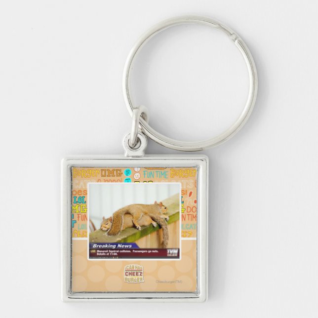 Breaking News Keychain (Front)