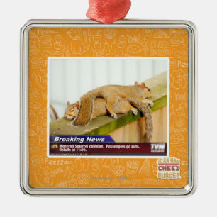 Breaking News Metal Ornament