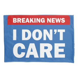 Breaking News Pillow Case