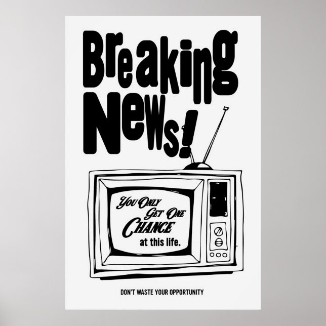 Breaking News Poster (Front)