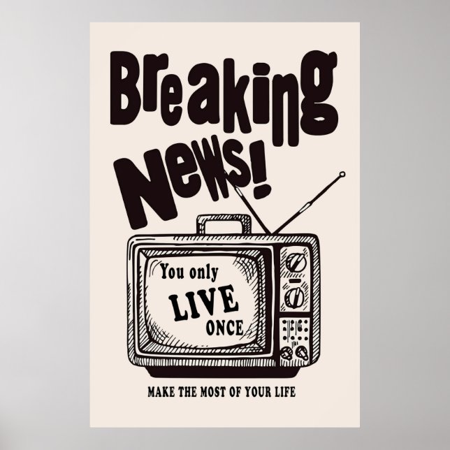 Breaking News Poster (Front)