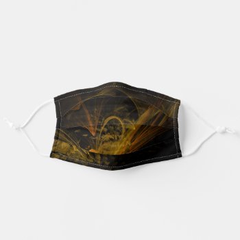 Breaking Point Abstract Art Adult Cloth Face Mask by OniArts at Zazzle