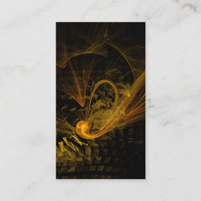 Breaking Point Abstract Art Business Card (Front)