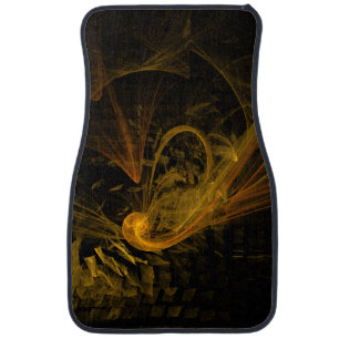 Breaking Point Abstract Art Car Floor Mat