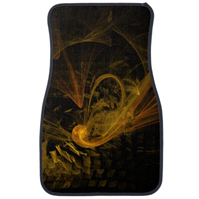 Breaking Point Abstract Art Car Floor Mat (Front)