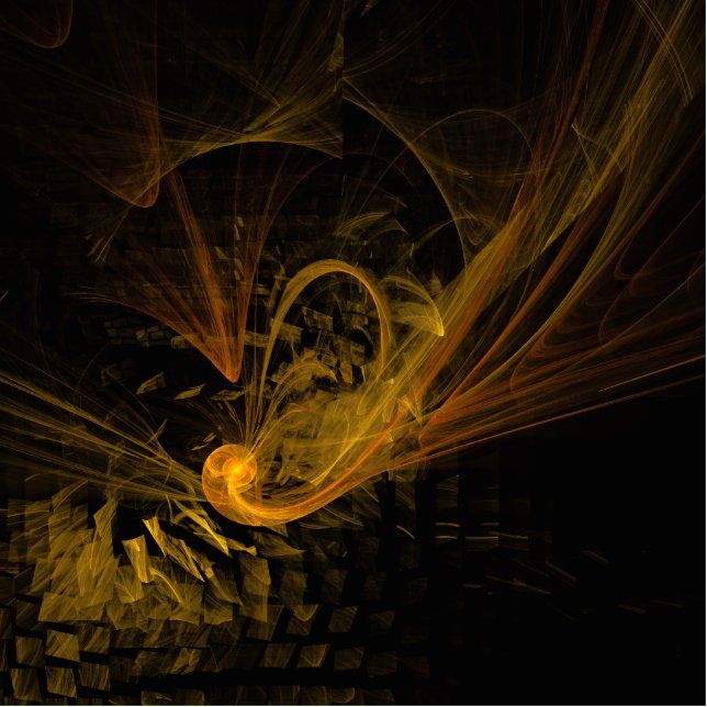 Breaking Point Abstract Art Cutout (Front)