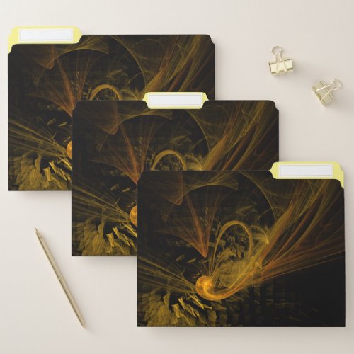 Breaking Point Abstract Art File Folder