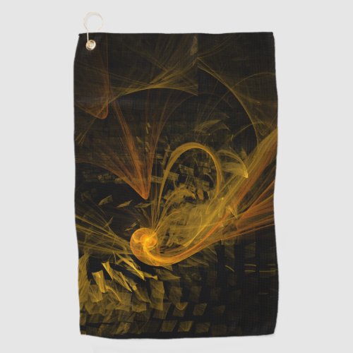 Breaking Point Abstract Art Golf Towel
