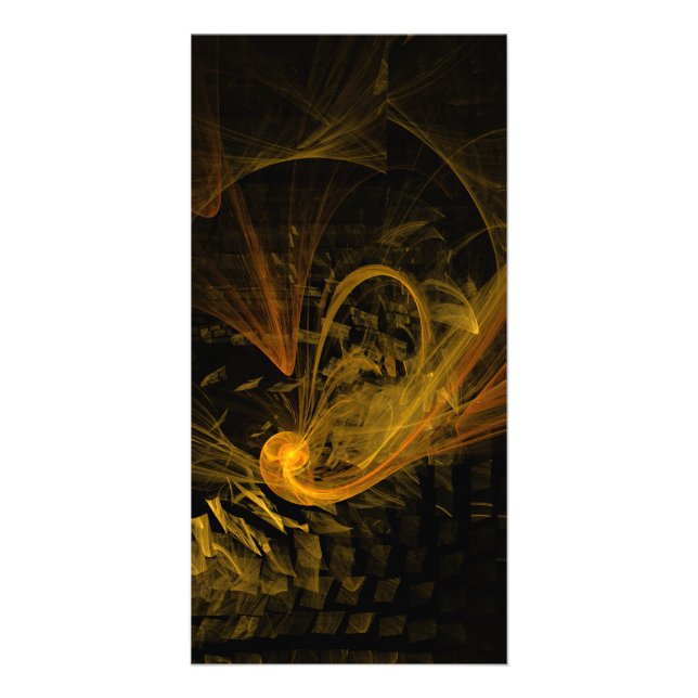 Breaking Point Abstract Art Photo Card (Front)
