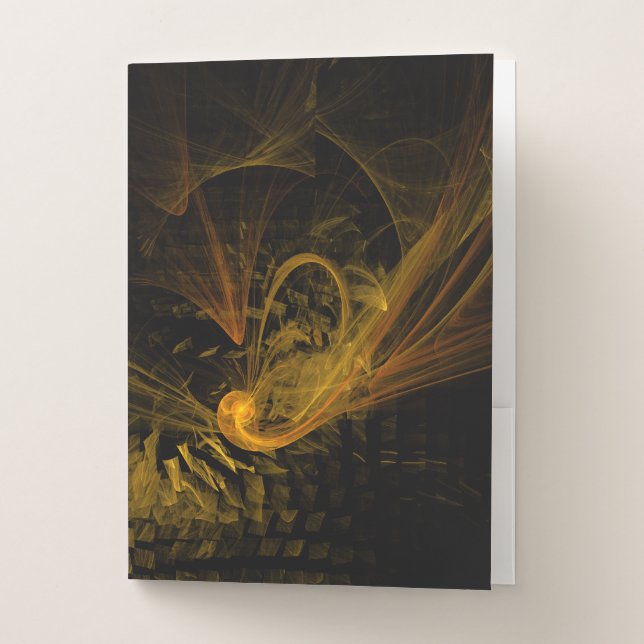 Breaking Point Abstract Art Pocket Folder (Front)