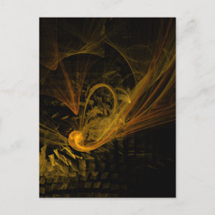 Breaking Point Abstract Art Postcard