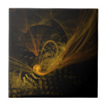 Breaking Point Abstract Art Tile at Zazzle