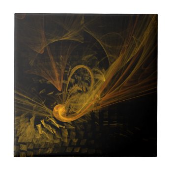 Breaking Point Abstract Art Tile by OniArts at Zazzle