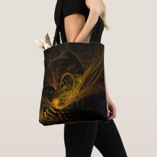 Breaking Point Abstract Art Tote Bag