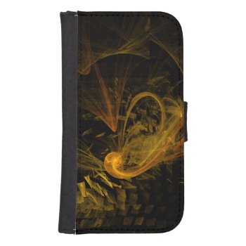 Breaking Point Abstract Art Wallet Case by OniArts at Zazzle