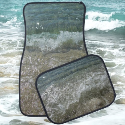 Breaking Surf Beach Photographic Car Floor Mat