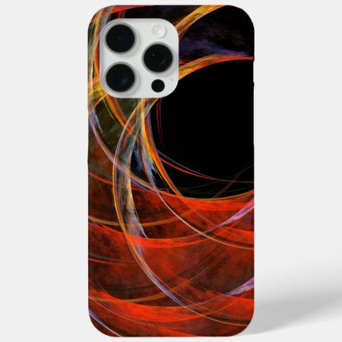 Breaking the Circle Abstract Art iPhone 15 Pro Max Case