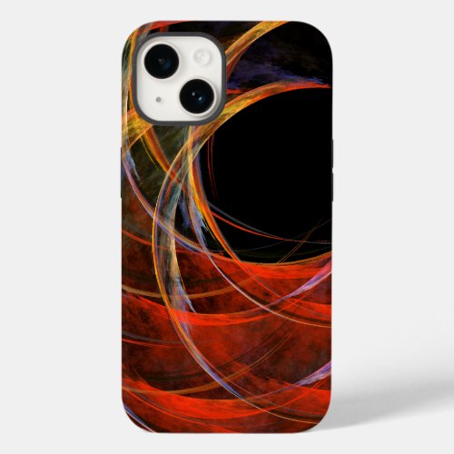 Breaking the Circle Abstract Art Case_Mate iPhone 14 Case