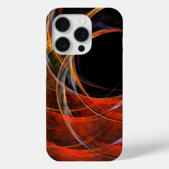 Breaking The Circle Abstract Art Iphone 15 Pro Case by OniArts at Zazzle