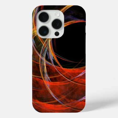 Breaking The Circle Abstract Art Iphone 15 Pro Case