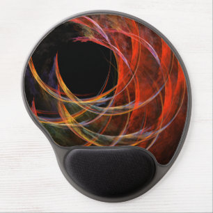 Breaking the Circle Abstract Art Gel Mousepad