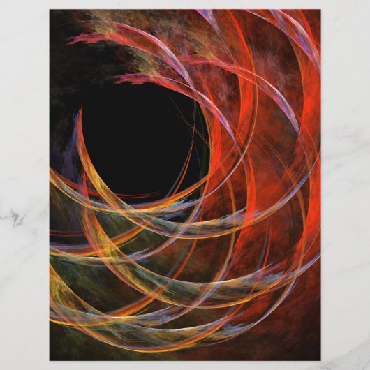 Breaking the Circle Abstract Art Letterhead (Front)